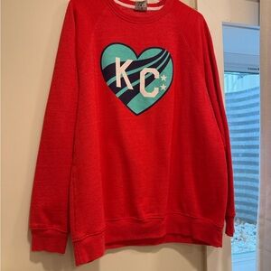 Red KC Heart Sweatshirt
